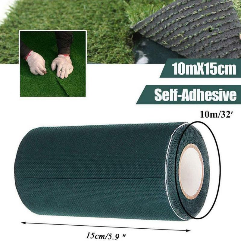 5/10M DIY Cesped Artificial Grass Outdoor Garden Joint Tape Waterproof Synthetic Lawn Carpet Self Adhesive Tape For Garden