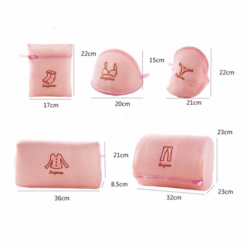 Polyester mesh waszak delicatesse lingerie bh sokken ondergoed kleding waszakken zakje kleding beschermhoes