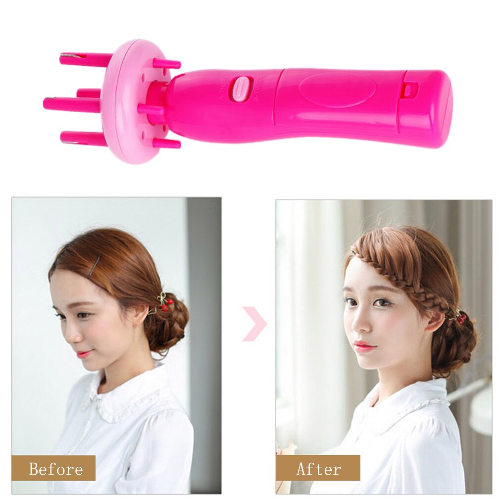 Diy Elektrische Hair Vlechten Braider Gereedschap X-Press Automatische Twist Vlecht Gebreide Apparaat Snelle Vrouwen Haarverzorging Styling gereedschap