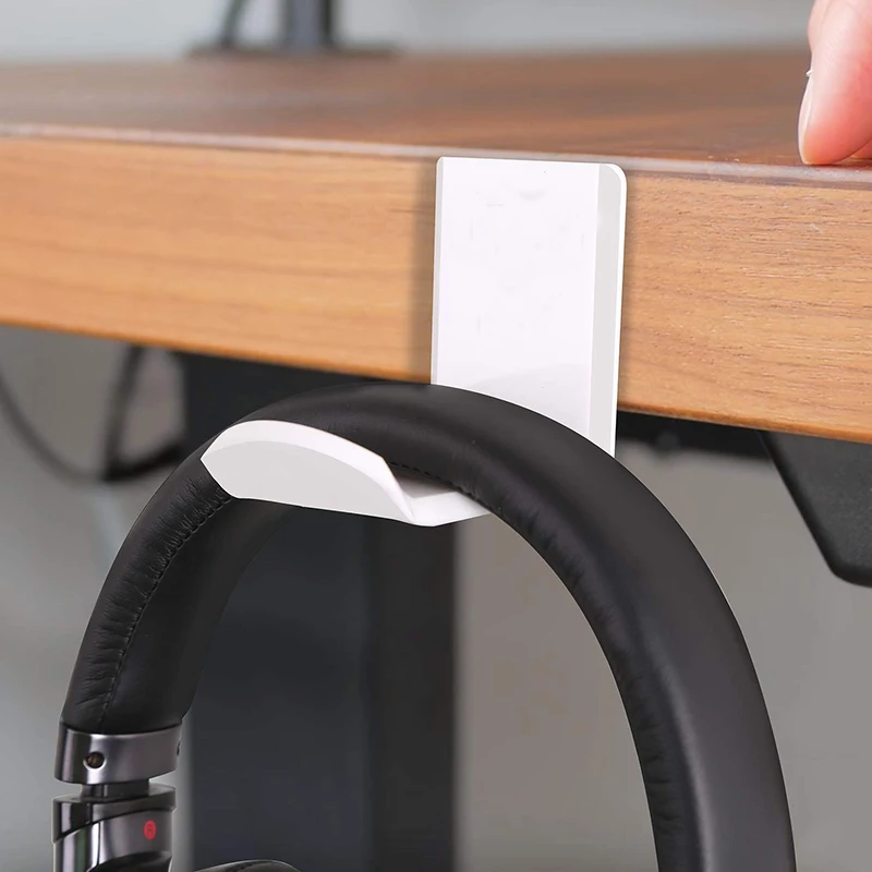 Soporte para auriculares, colgador de auriculares montado autoadhesivo, pantalla de Monitor de PC, gancho para auriculares, accesorios para auriculares