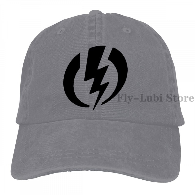 Electric Electrician Symbol 2 Baseball cap men women Trucker Hats adjustable cap: 2-Gray