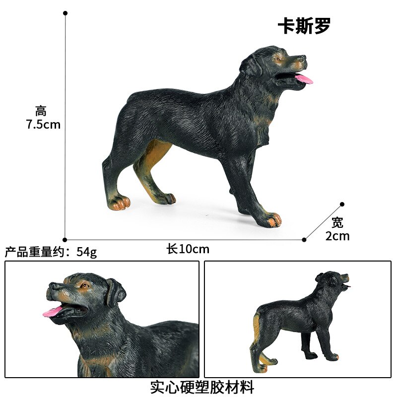 Simulation Ebene Haustier Hund Modell Nette Retriever Schnauzer Aktion-figuren Sammlung Erkenntnis Pädagogisches Spielzeug für freundlicher: zjs-139