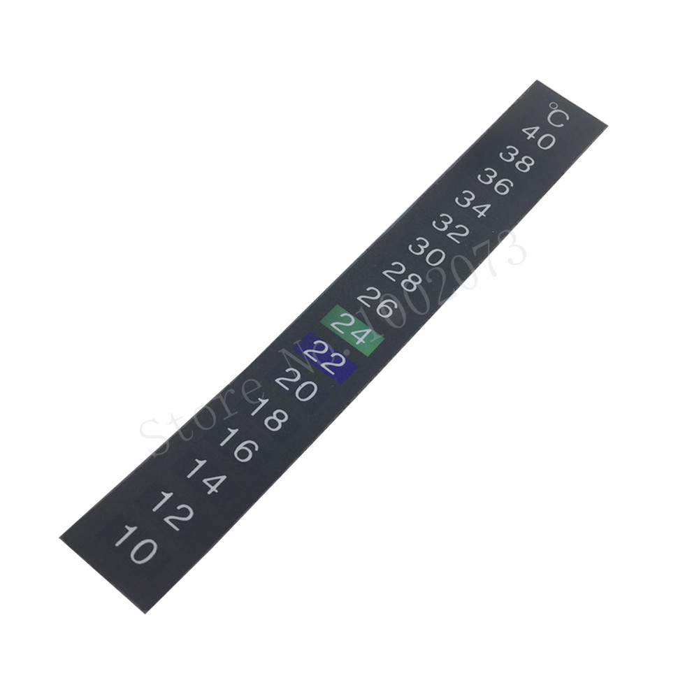 5 X Dual Schaal Bier/wijn Aquarium Fish Tank Thermometer Sticker Adhesive Sticky