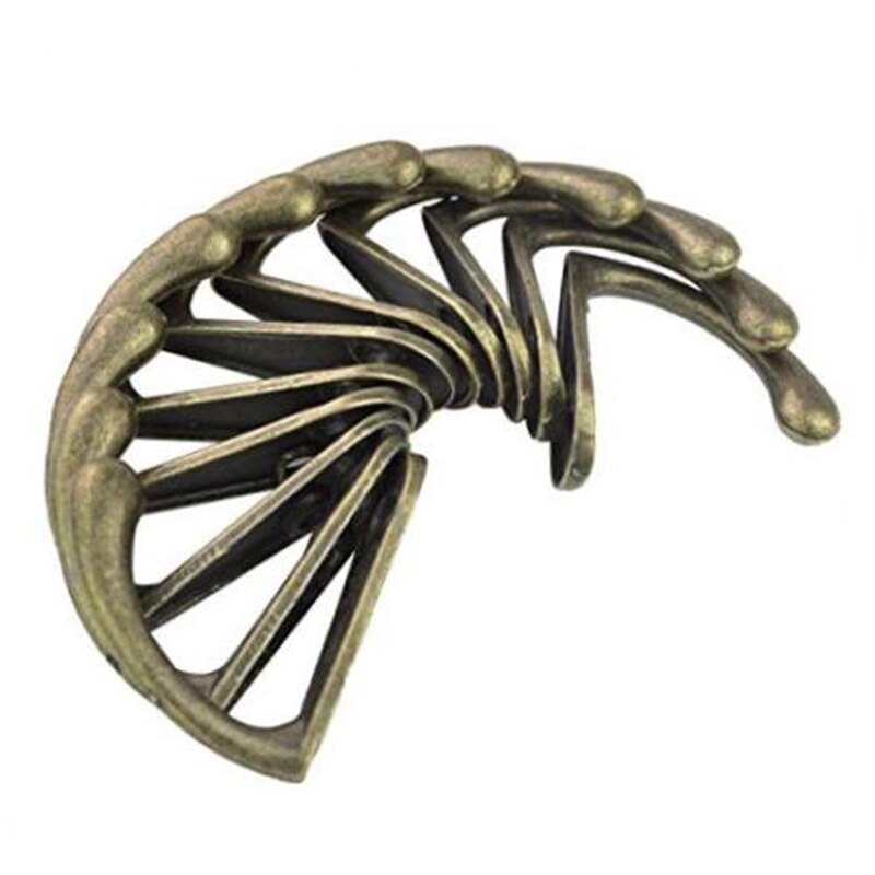 Bosdontek 10 Stuks Jashaken Kledinghaken Wandhaken Met Schroeven Mantelhaken Solide Europese Antieke Legering Retro Haken Vintage Garderobehaken Voor Keuken Badkamer (Koper