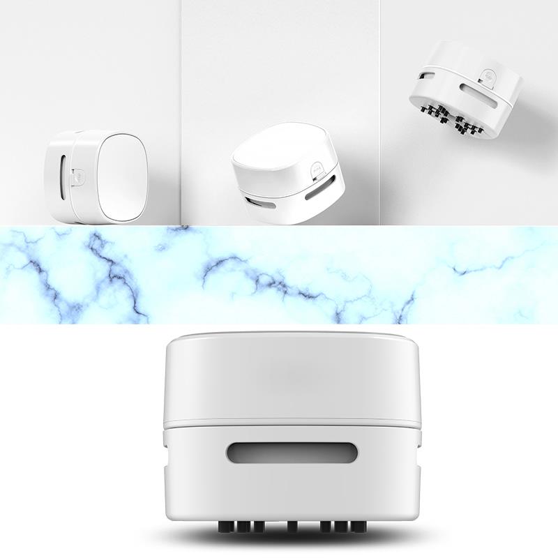 To stilarter desktop støvsuger desktop rengøring robot hjemmekontor hjemmekontor desktop mikro-støvopsamler