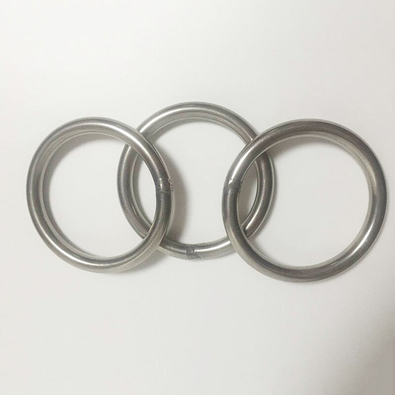 1pcs Stainless Steel Ring 304 Welding Ring Welding Circle O-ring Silver Shopping