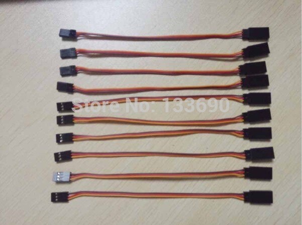 20 stks 150mm 15 cm JR mannelijke om mannelijke plug servo connector servo verlengkabel draad kabel lood draad kabel, 60 core draad core