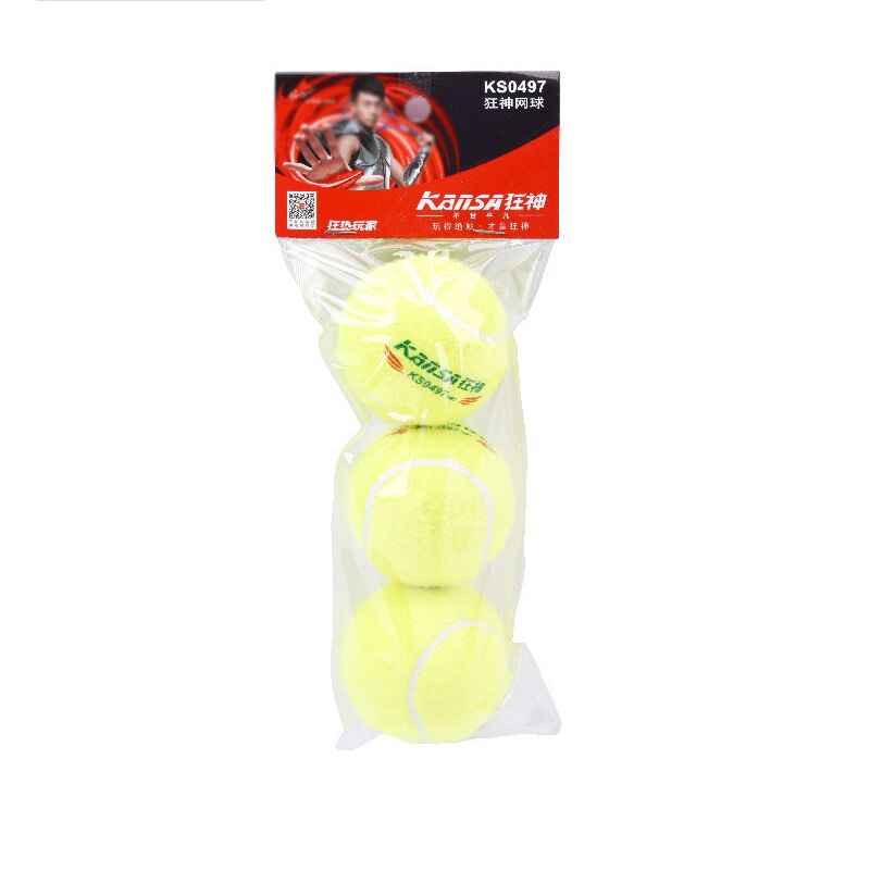 Pelota de tenis para entrenamiento , tenis de goma de alta elasticidad, pelota de práctica de tenis duradera para entrenamiento de competición de Club-40: Default Title