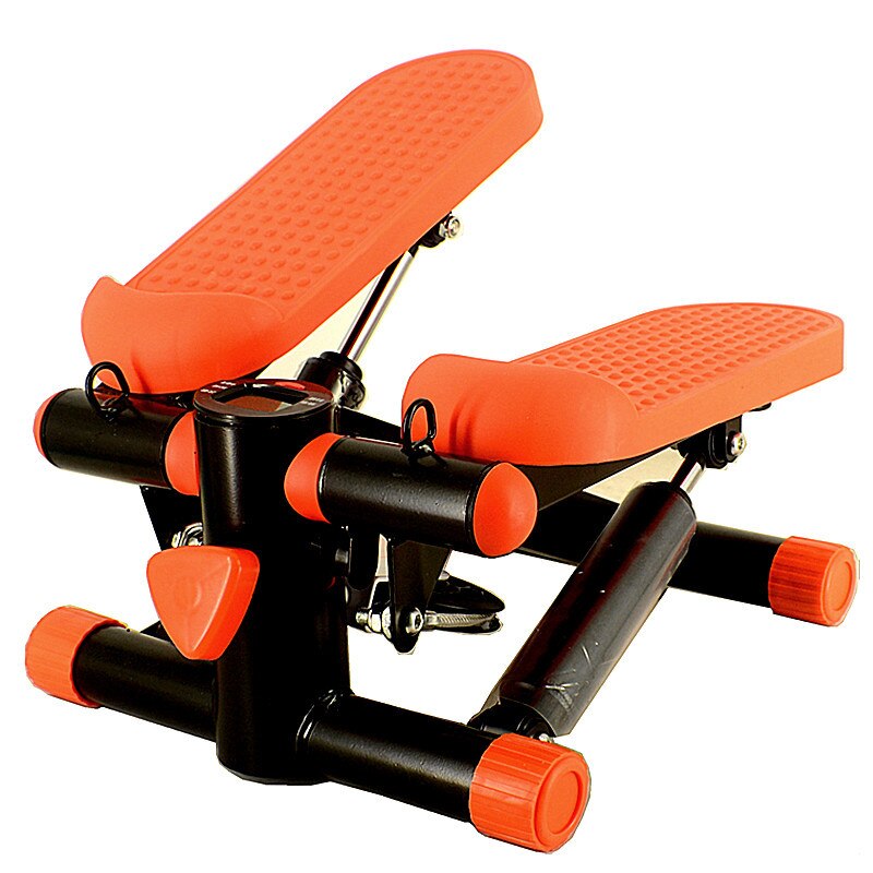 Stepper para el hogar, equipo de Fitness para perder peso, adelgazamiento de piernas, Mini cinta de correr, escaladores de escalera hidráulicos silenciosos: Castaño