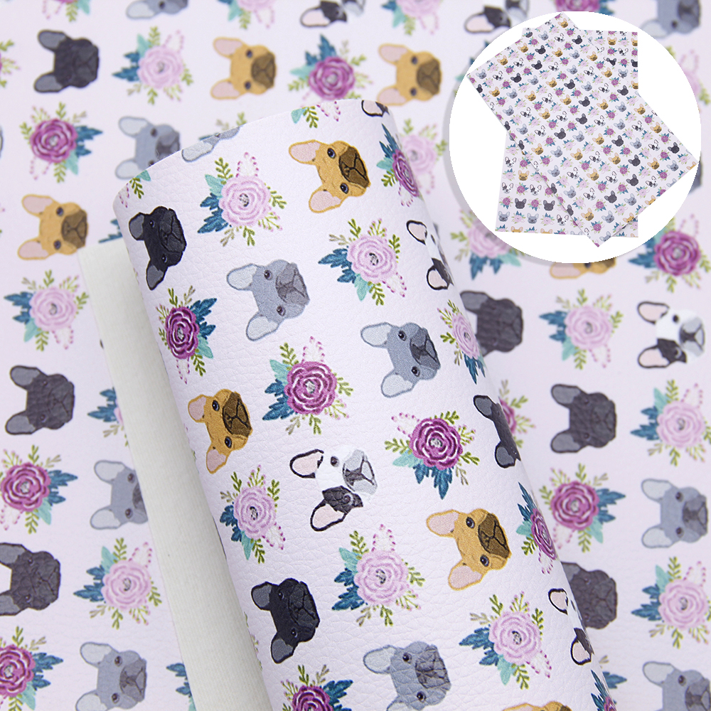 20*34cm Cartoon Princess Printed Lychee Faux Leather Artificial Synthetic Leather Fabric Vinyl Sewing DIY Bows Material,1Yc9596: 1090506036