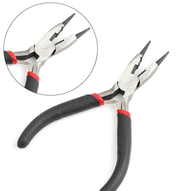 Diagonale Zangen Schmuck Reparatur Werkzeug Bausatz Runde Nase Zange Nadel Zange Draht Schneider für Schmuck, sterben DIY Handgemachte Werkzeuge: D1111