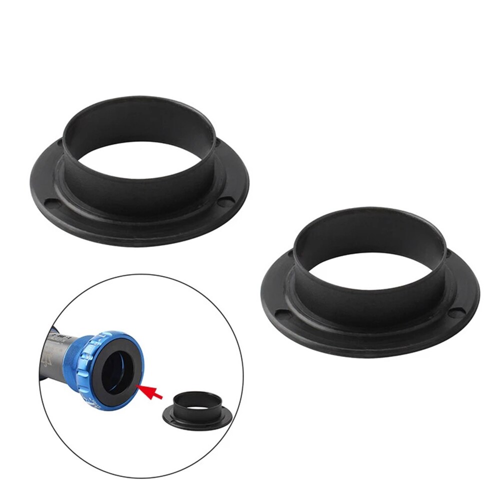 2pcs Bike Bottom Bracket Cover Bearing Protection Cap Bicycle Mid-Axle Cover Waterproof BB Thread