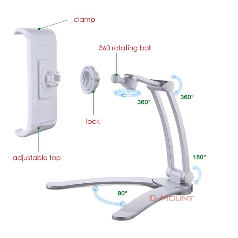 CCB-2 aluminum 4"-10.5" tilt down phone cabinet mount lcd wall rack ceiling bracket 360 rotate