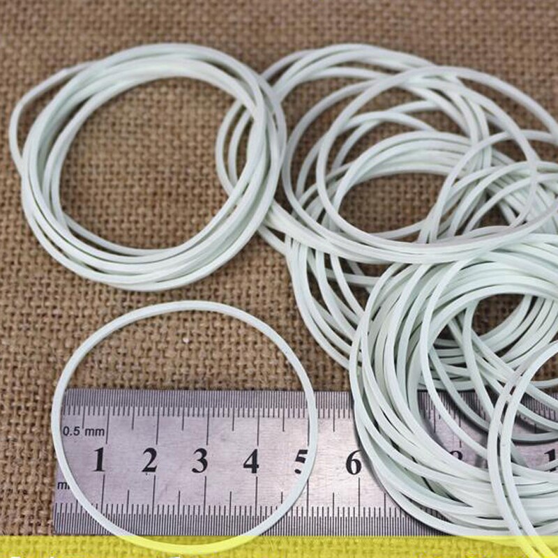 Novelty 500 Pcs/Pack white Rubber Band Natural Rubber Band Home Food Kid Hair Package Office supplines