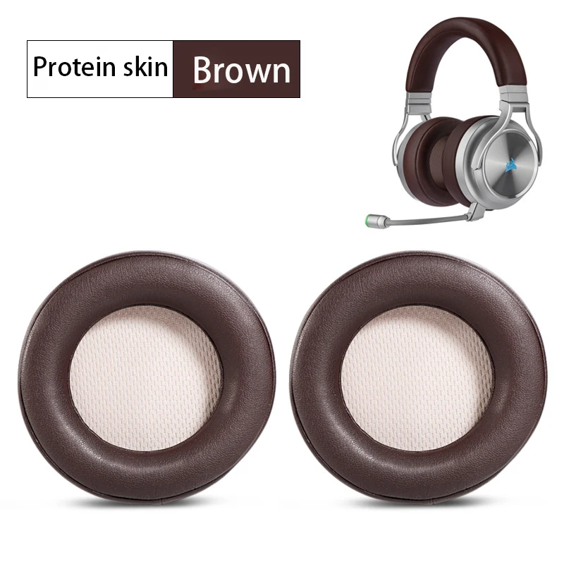 Replacement Ear pads for CORSAIR VIRTUOSO RGB Wireless SE Headset Headphones Leather Sleeve Earphone Earmuff: green