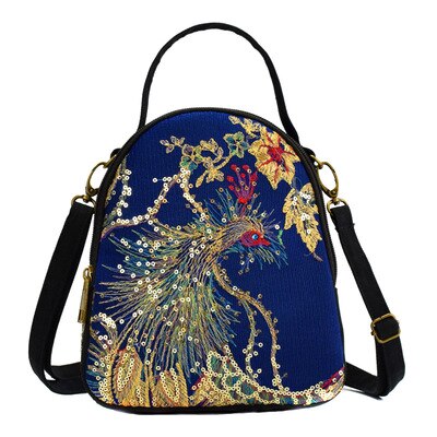 Nice bohemian embroidery women small shopping handbags animal prints lady causal shoulder bag Top multi-use canvas Carrier