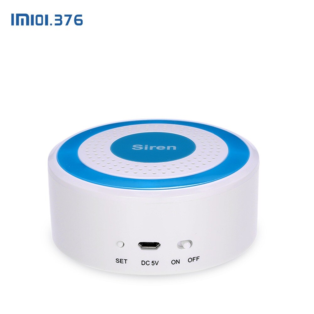 LM101.376 433mhz Wireless Sound and Light Siren 100dB Strobe Siren for Home Security WIFI GSM Alarm Panel System