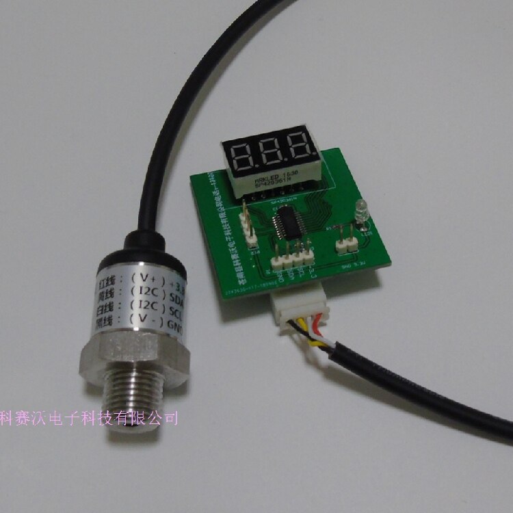 IoT Pressure Sensor Low-Power 3.3V Power Supply I2C Communication Pressure Sensor 0-1MPA Sensor