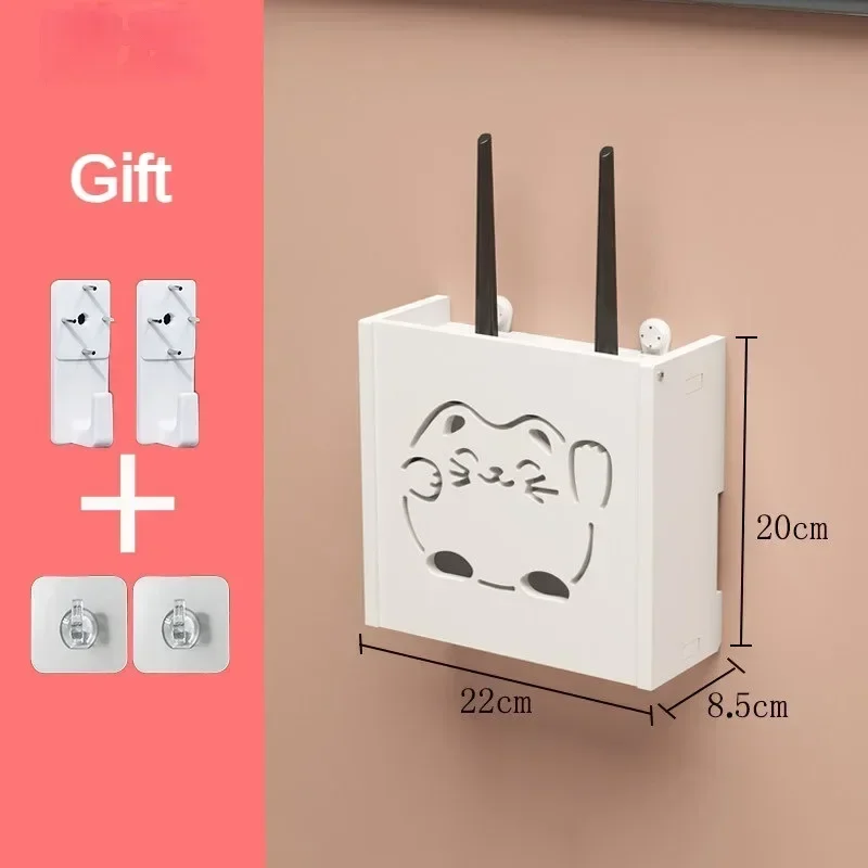 Wall Mounted Wireless Router Rack Living Room Wall... – Grandado