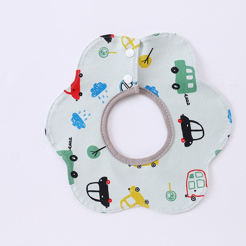 Cotton Baby Boys And Girls Feeding Burp Cloths 360 degrees Rotating Baby Bibs Towel Cute Bandanas Scarf Children Cravat Stuff: 19