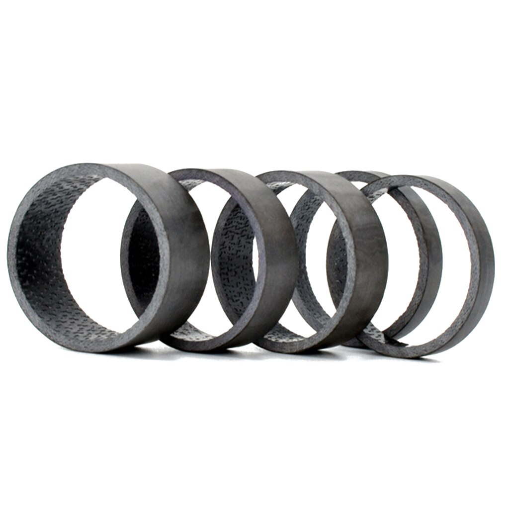 5 kpl/setti 28.6mm hiilikuitupyörän haarukka kuulokkeet spacer maantiepyöräily maastopyörä mtb etuhaarukan tiiviste: Default Title