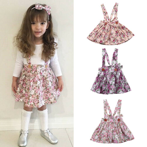 Prinses Bloemen Rok Algehele Peuter Baby Meisjes Bloemen Party Prinses Bib Jarretelle Rok Outfits