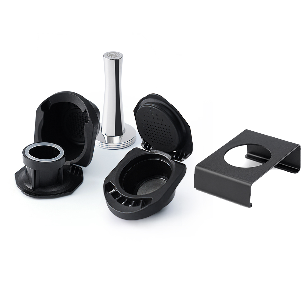 Coffee Adapter for Dolce Gusto Reusable Capsule Adapter Compatible with Genio S / Piccolo XS Coffee Machine Espresso Accessories: Silver