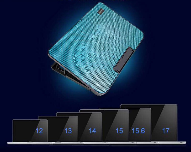 Notebook Radiator Computer Cooling Bracket Fan Base High and Low High Air Volume Heat Sink