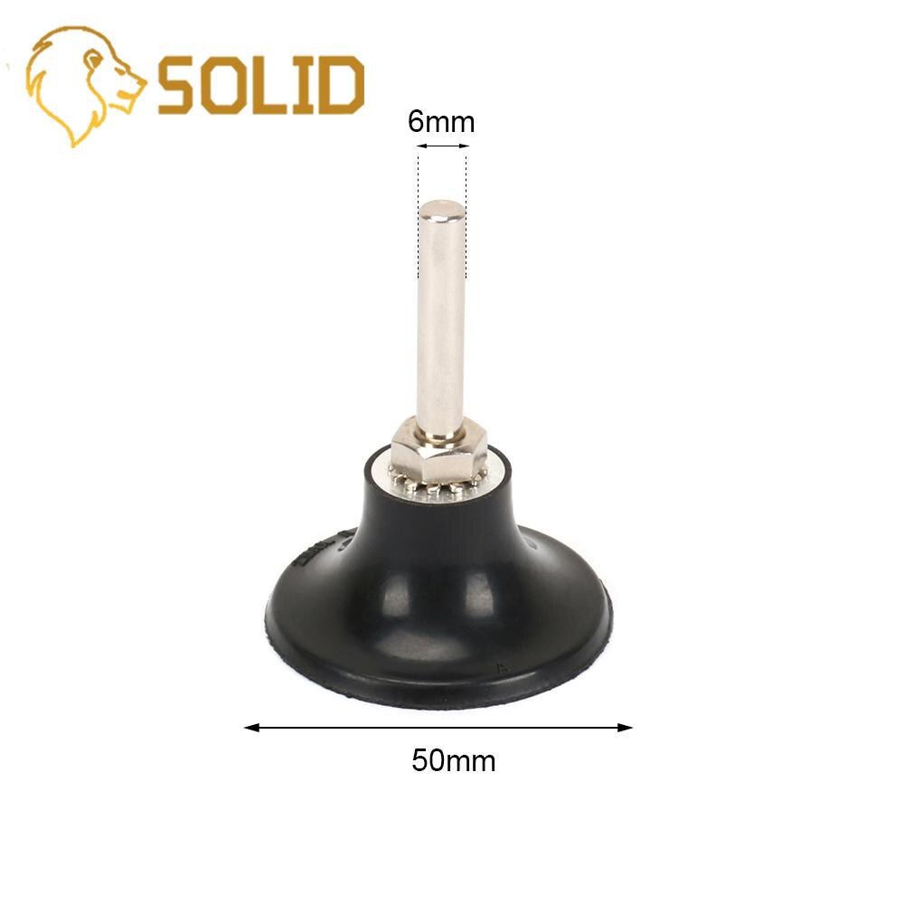 1Pc 1''/2"/3" Roll Lock Sanding Pad Mandrel Set 1/4'' Shank Roloc Type R Rubber Tray