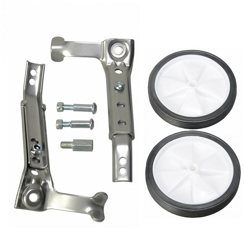 1 Pair Training Wheels Cycling Bicycle Parts Universal Extra Bike Wheel for Kids Cycling Learning Balance Stabiliser Assist: Silver