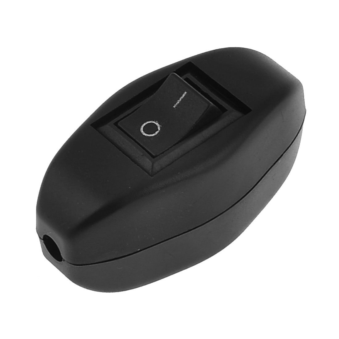 Black Bedroom On Off Button In Line Switch 6A/250VAC 10A/125VAC