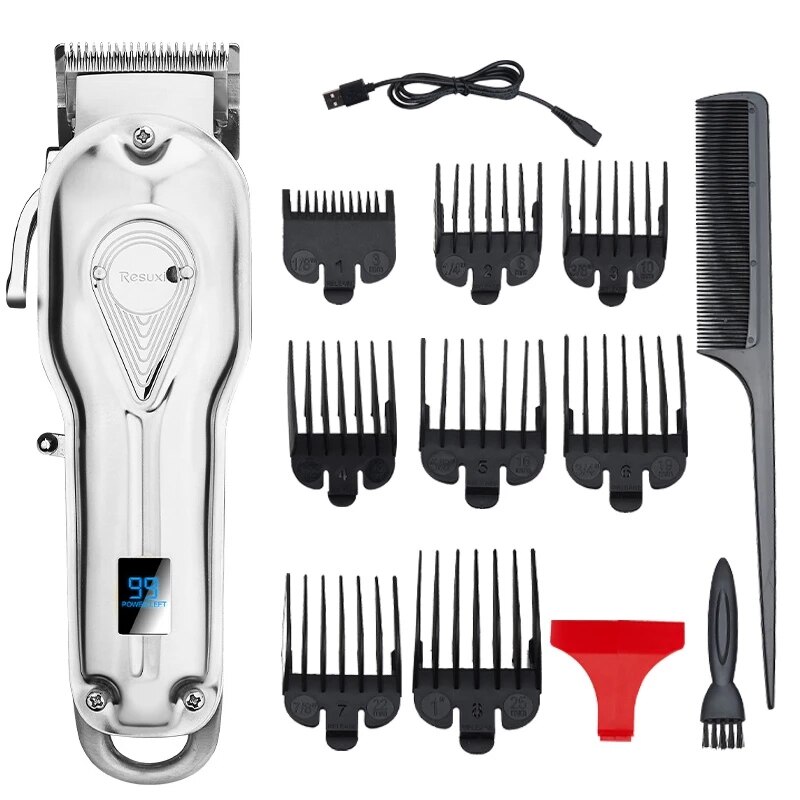 LCD Display Metal Mower Hair Clipper Trimmer For Men Trimer Beard Trimer Hair Trimmer Hair Clippers Barber Shop Use