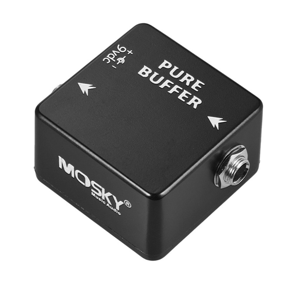 Portable Guitar Effect Pedal Compressor Booster Distortion Overdrive Fully Analog True Bypass DC 9V 1A Adapter 5 Way Cable: Type4