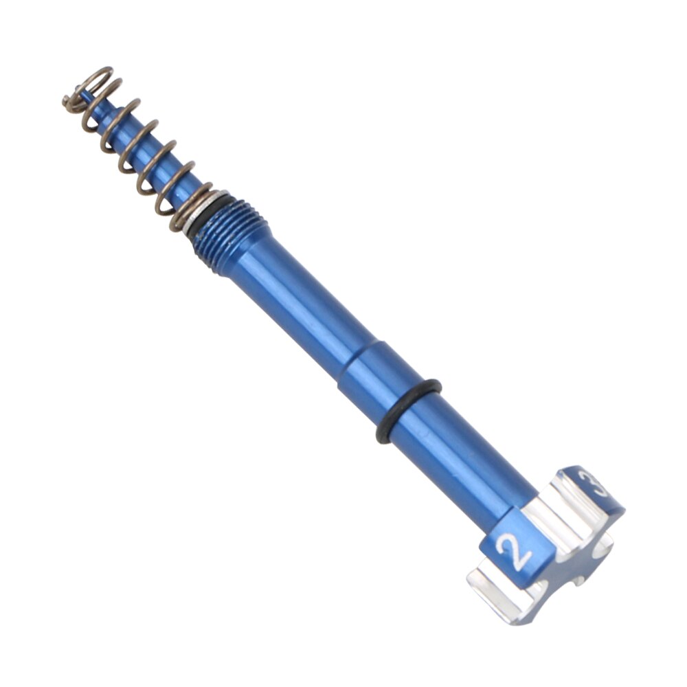 Carburador de aire de 4 tiempos, tornillo de mezcla de combustible para motocicleta, ATV, Dirt Bikes, Keihin, FCR, MX, Carby, Motor, tornillo de mezcla de combustible: Azul