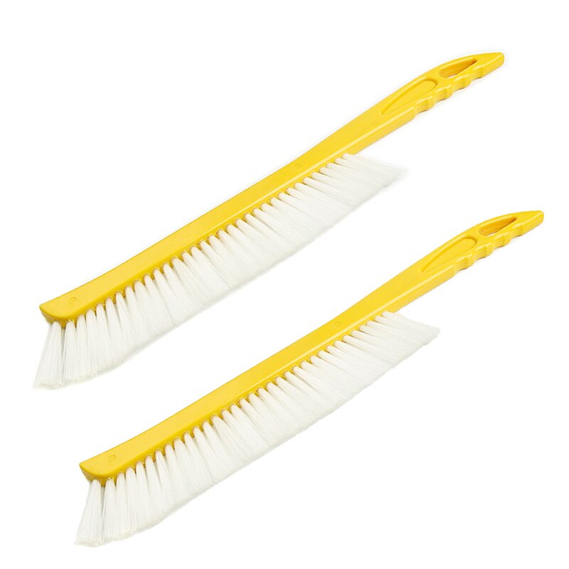 Herramientas de apicultura, cepillo de abeja de barrido de plástico amarillo, equipo de una sola fila, cepillo de abeja con pelo de plástico