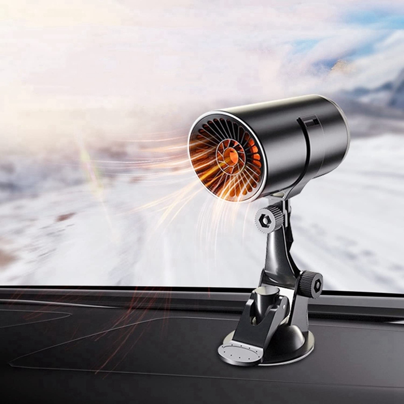 Allume-cigare Portable 12V 150W, chauffage et refroidissement rapides du pare-brise, ventilateur dégivreur de voiture