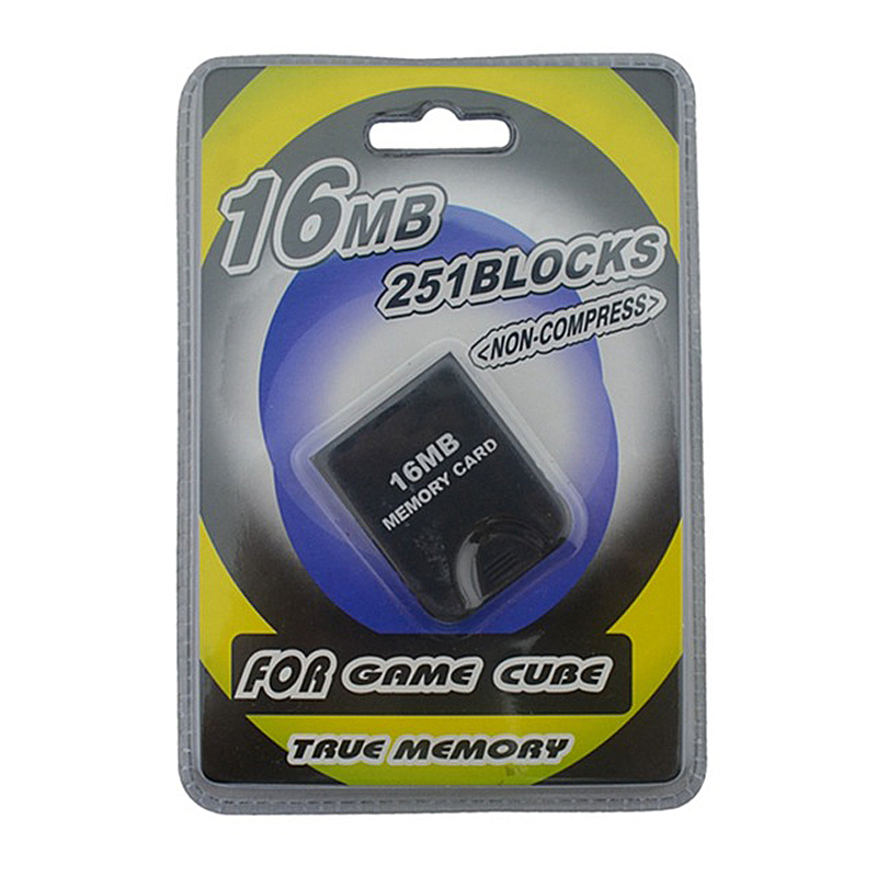 8/16/32/64/128 MB Memory Card for the Nintendo Gamecube Wii Game: 16MB