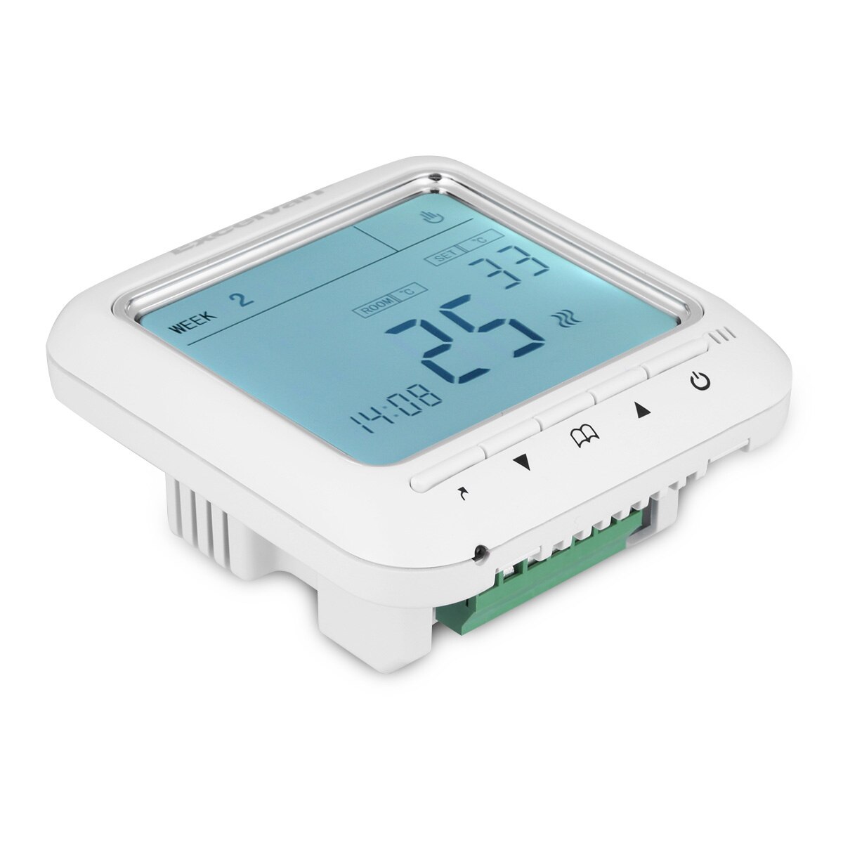 Excelvan Digital Temperature Controller LCD Display Touch-Screen Room Thermostat Weekly Programming Electric Thermoregulator