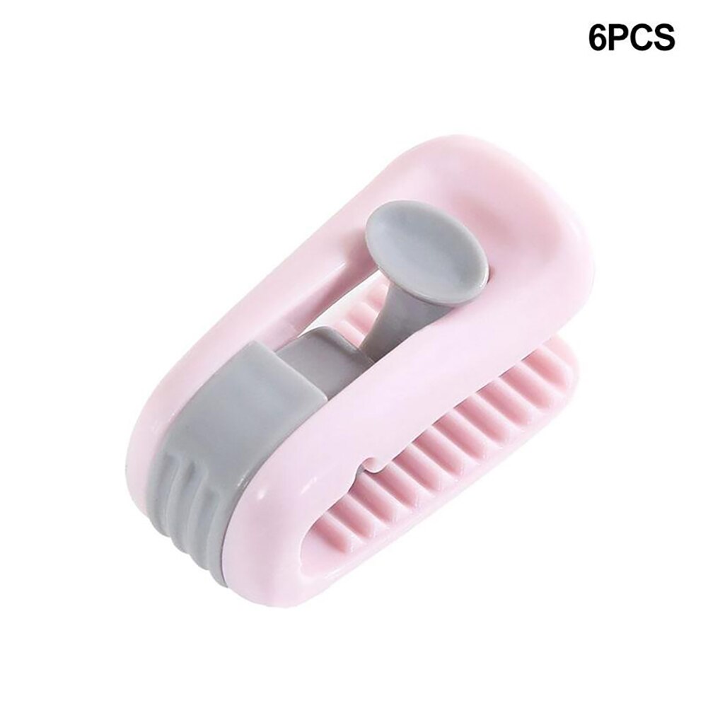 6Stck nicht-Unterhose Decke Decke Clip Bettdecke Decke Clips Kunststoff Decken Verschluss Clip Abdeckung Bettdecke Blatt Fixer Hause kleidung Heringe: Rosa