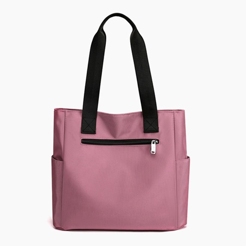 Bolsa tote de mão de grande capacidade, de alta qualidade, leve, à prova d'água, de nylon, bolsa de ombro para trabalho, escola e viagem, bolsa de ombro