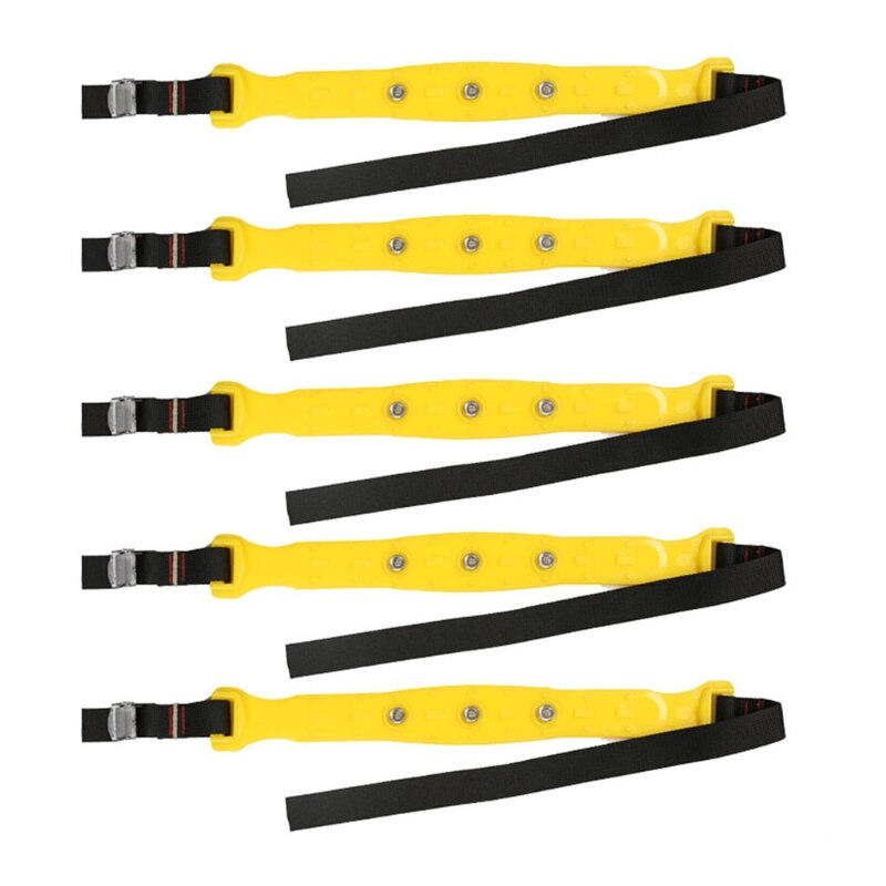 Easy Installation Safety Anti-skid Chain Winter Snow Days Vehicle Safety Chains Car Security Tyre Wrapped Chain: 5 pack