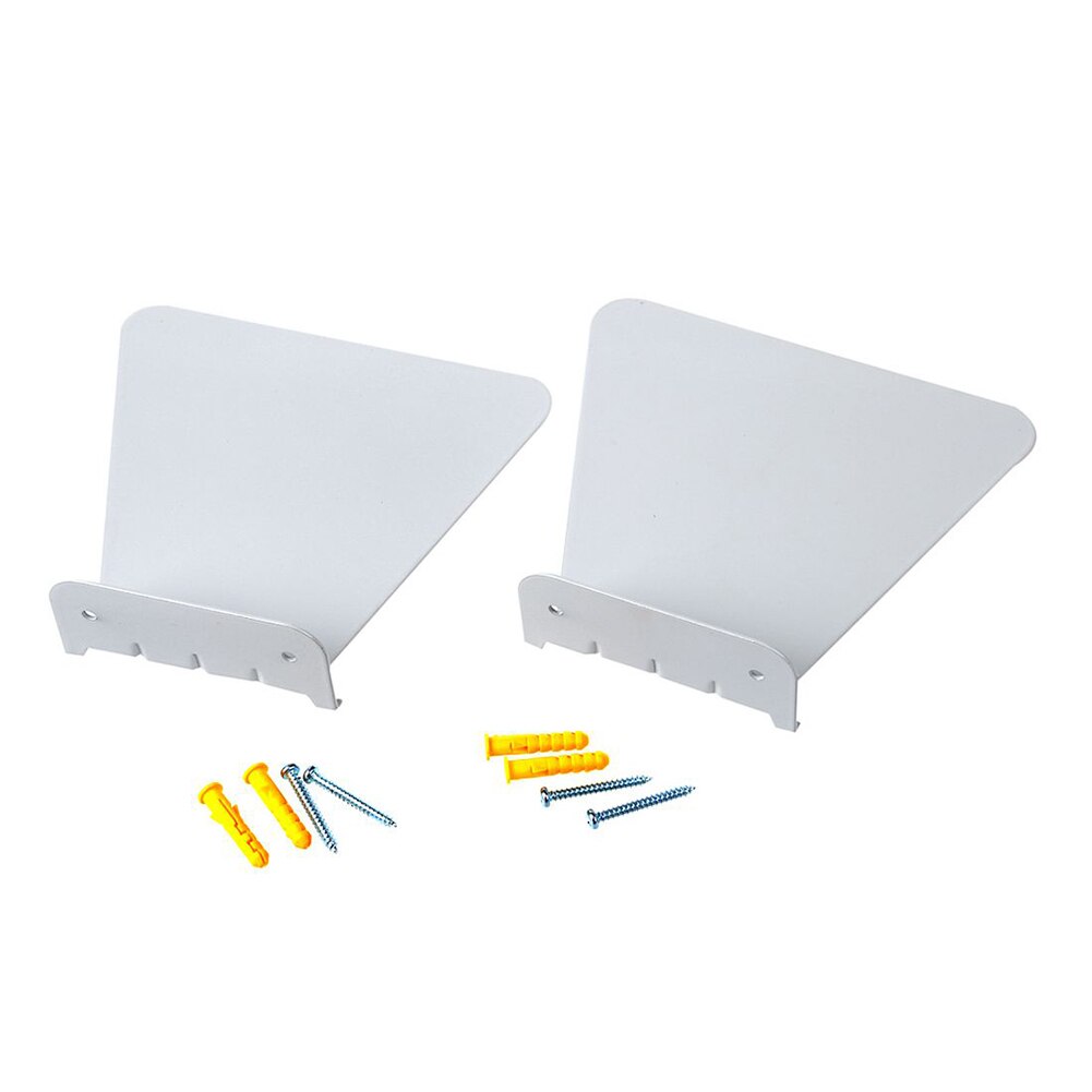 2Pcs Stainless Steel Hidden Bookcase Book Storage Shelf Rack Home Wall Decor