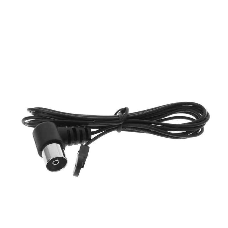 1pcs Antennas FM Antenna 75Ohm UNBAL for Sound Natural Sound Stereo Receiver For FM Radio/Hi-Fi/DAB/ TV Indoor use Black