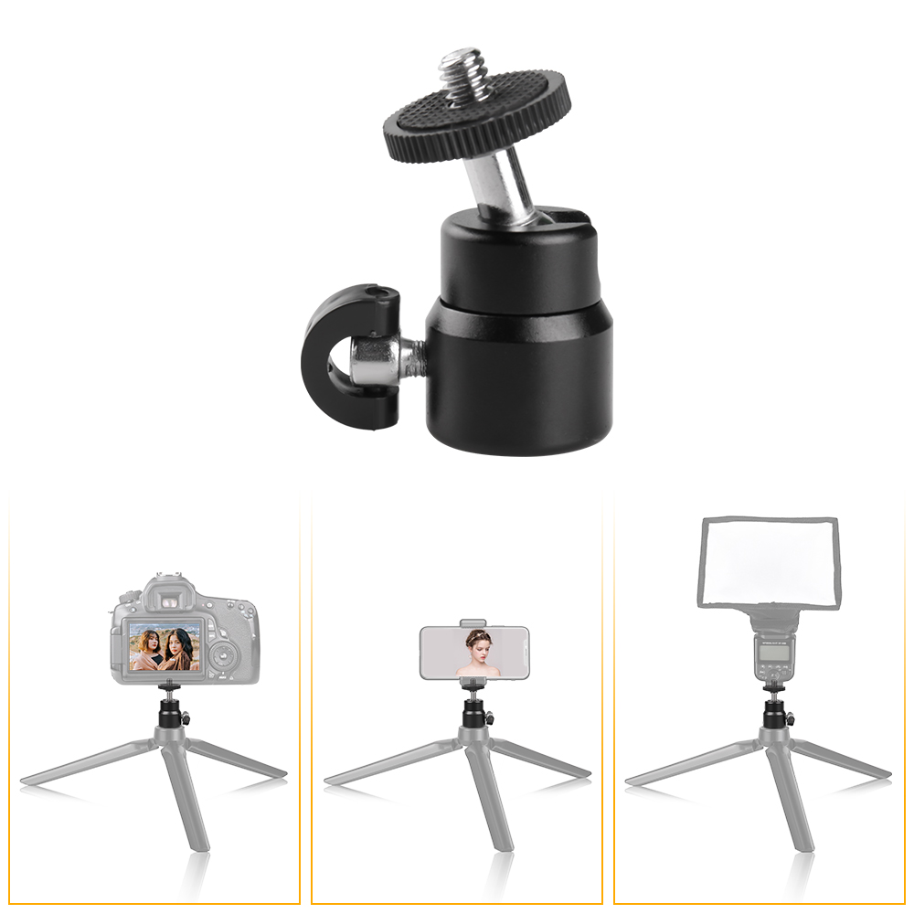 SH 1Stck 3 Stck 1/4 Heißer Schuh Adapter Wiege Ball Kopf Für Kamera Stativ LED Licht-Stativ Halterung Halfter Halterung
