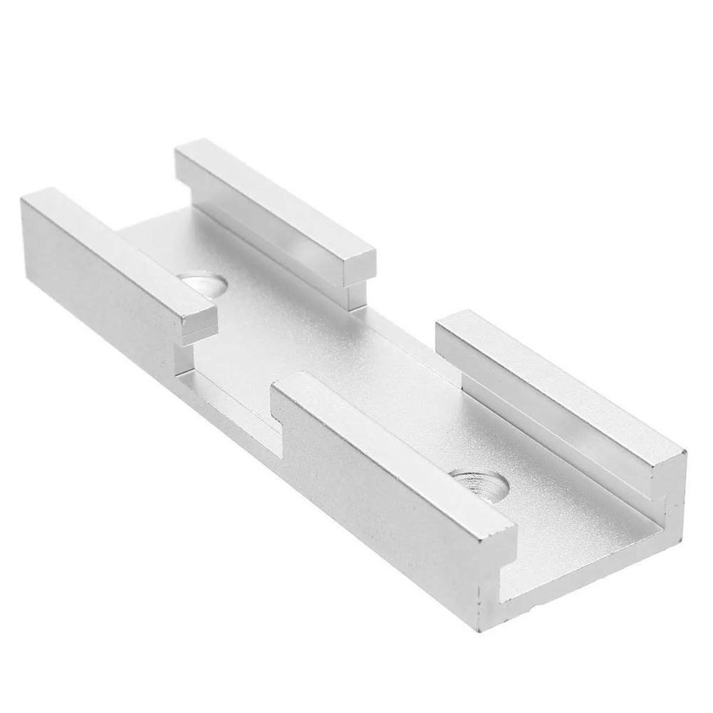 80mm Woodworking Slides Practical Slot Connector Fixture Miter Jig Aluminum T-track Rail For Router Table Furniture Tool T-Slot