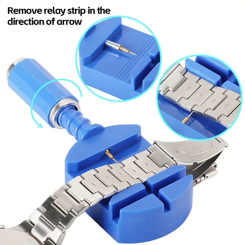 147 Stuks Horlogemaker Horloge Reparatie Reparatie Gereedschap Set Case Removeropener Bar Set Horloge Veer Pin Bars En Achterkant Case Opener Schroef