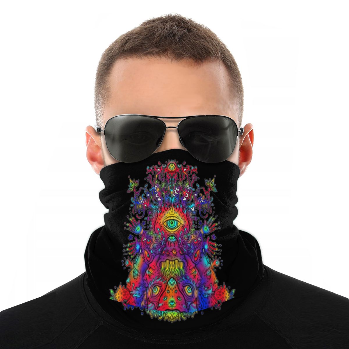 Trippy Hippie – foulard en forme de champignon psychédélique pour homme, Bandana, droit, Original, confortable, bon marché: Default Title
