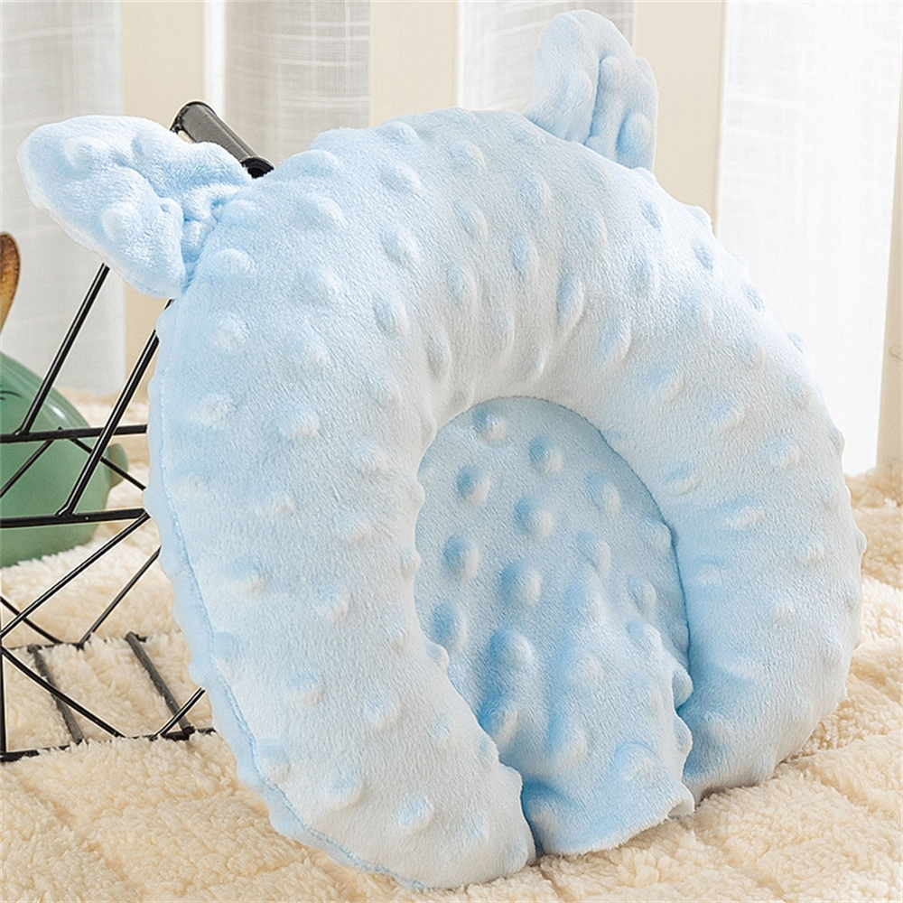 Beanie Velvet Massage Breathable Baby Pillow Solid Color Shaped Pillow Christmas Halloween Thanksgiving Easter Year