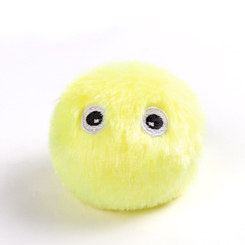 Pelota interactiva para mascota, juguete de adiestramiento para gatos, bola de juego para gatitos, productos de entrenamiento para mascotas: Yellow