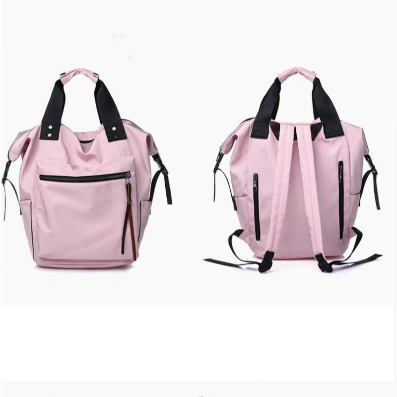 Mochila feminina multifuncional, bolsa de ombro portátil antirroubo estilo universitário saco do saco